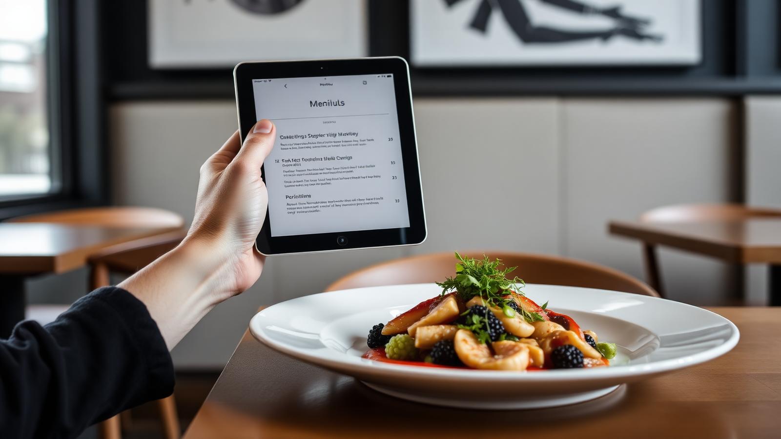 Derfor øger digitale menukort omsætningen